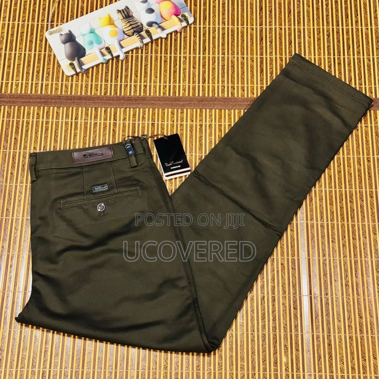 Casual Men’S Khaki Trousers