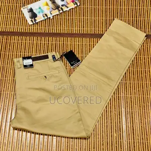 Casual Men’S Khaki Trousers