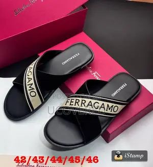 Ferragamo Salvatore Leather Slippers