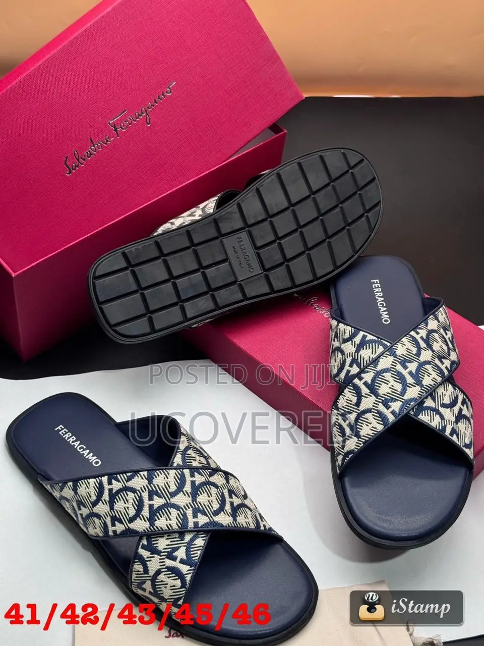 Ferragamo Salvatore Leather Slippers