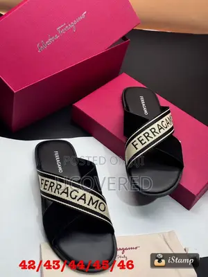 Ferragamo Salvatore Leather Slippers