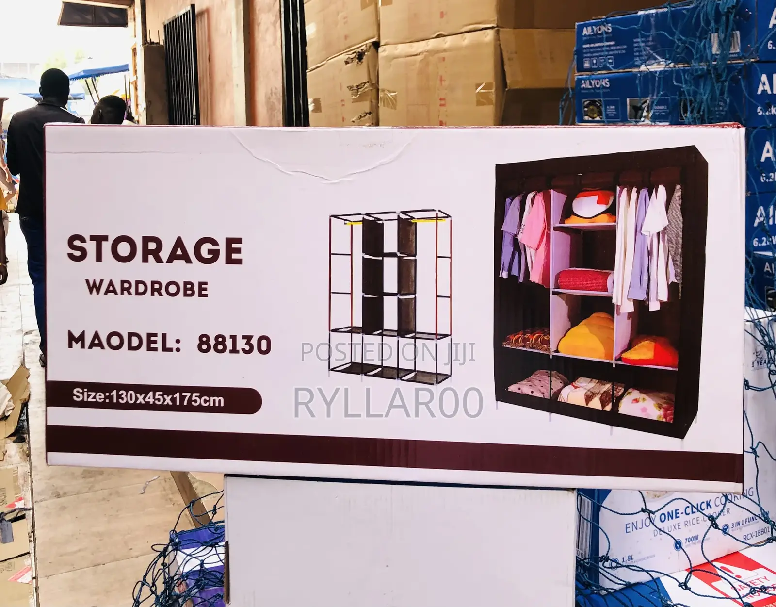Plastic Wardrobe(3 In 1)