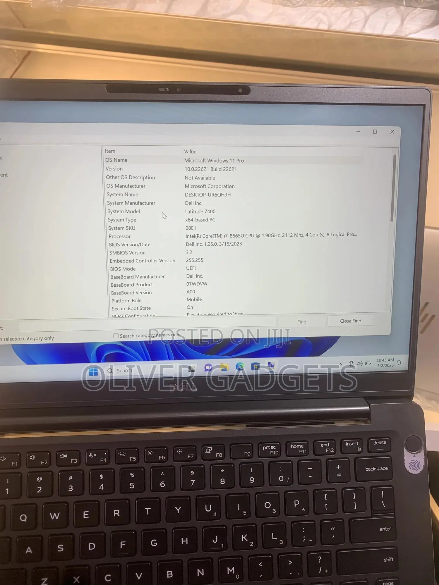 Laptop Dell Latitude 7400 8GB Intel Core i7 SSD 256GB