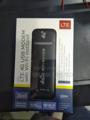 4g Lte Sim Wifi Modem. Powers on by Laptop, Power Bank,