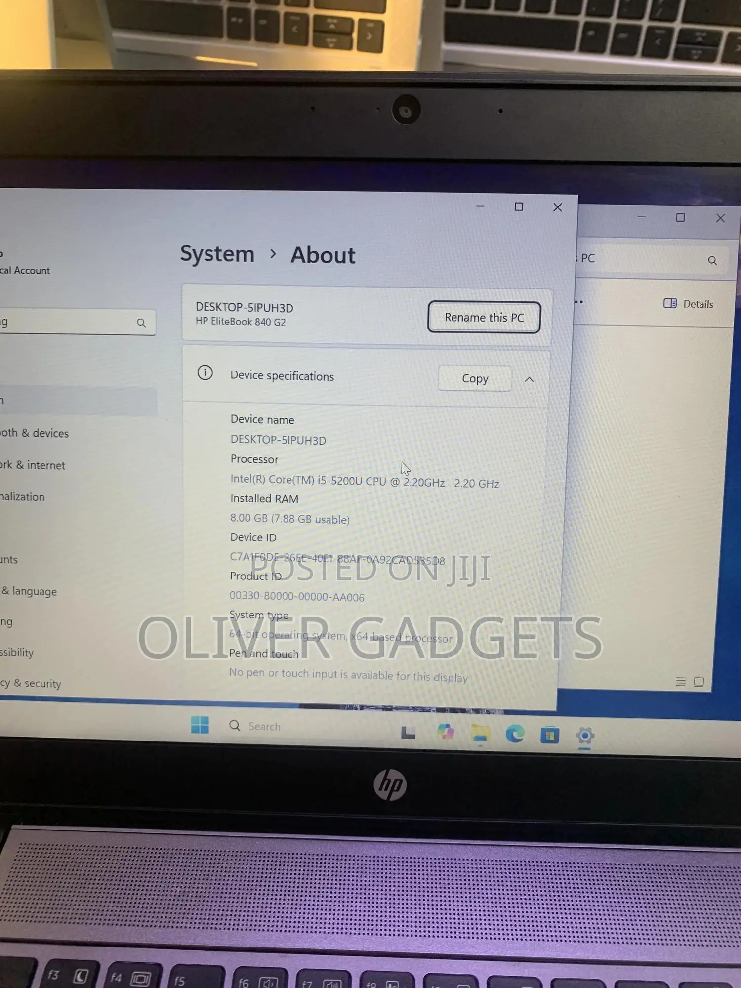 Laptop HP EliteBook 840 G2 8GB Intel Core i5 HDD 500GB