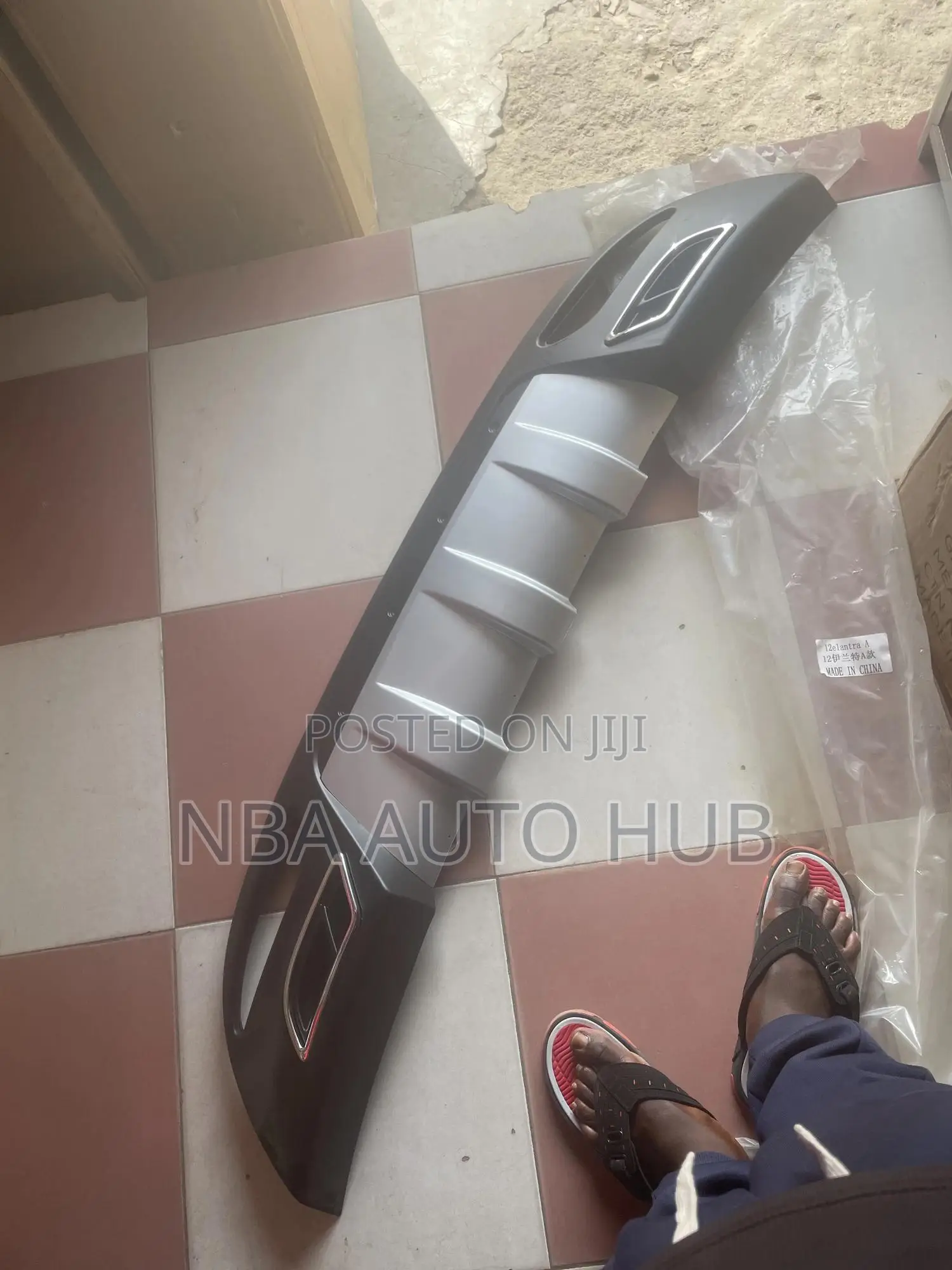 Elantra 2011-13 Back Bumper Diffuser