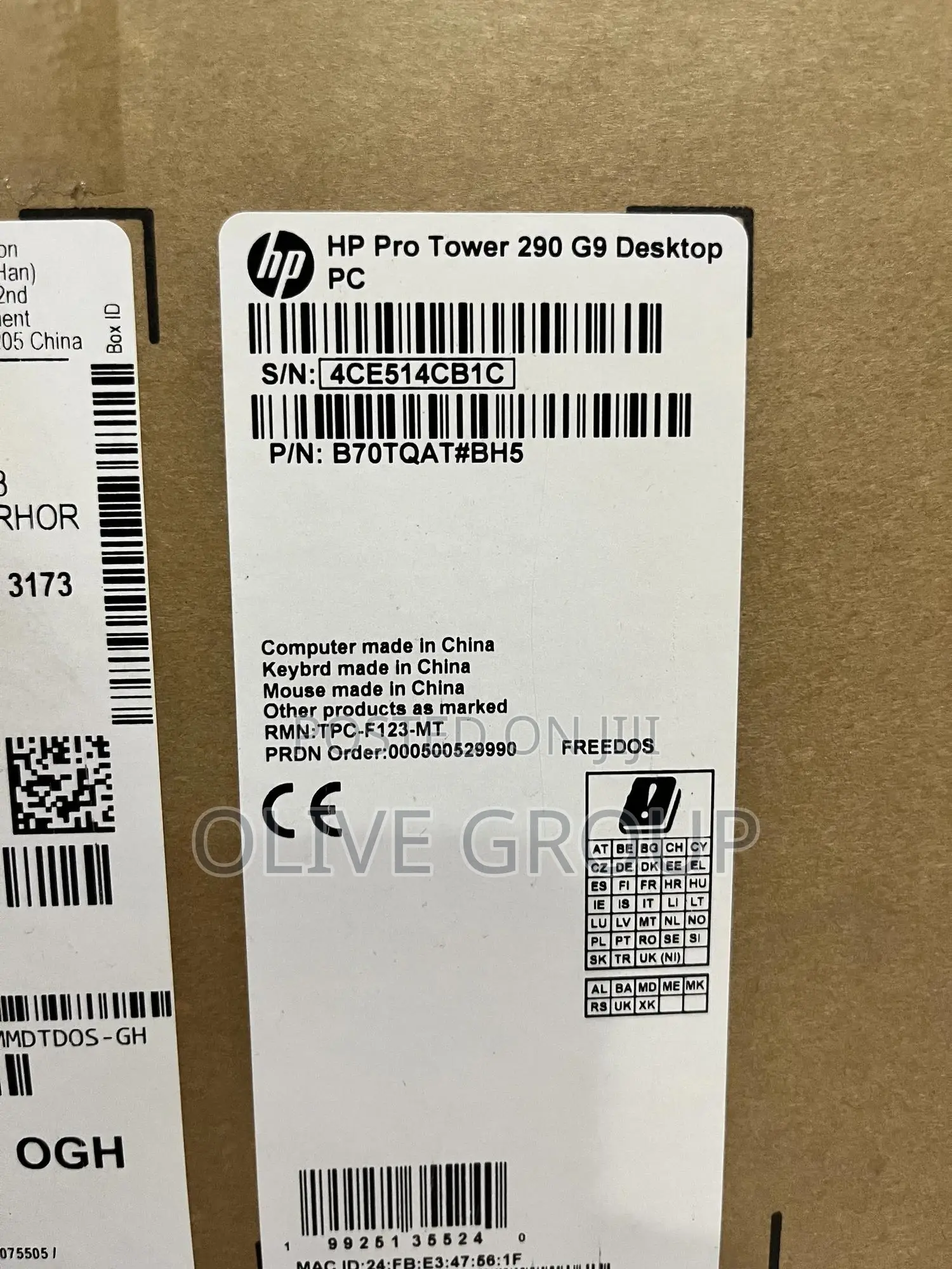 New Desktop Computer HP 290 G9 8GB Intel Core i5 SSD 512GB