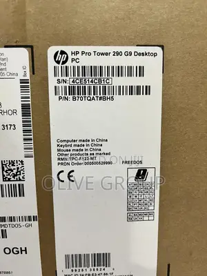 New Desktop Computer HP 290 G9 8GB Intel Core i5 SSD 512GB