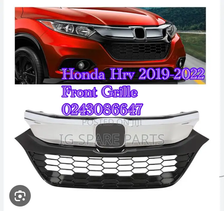 Honda Hrv 2019-2022 Front Grille Chrome Usa