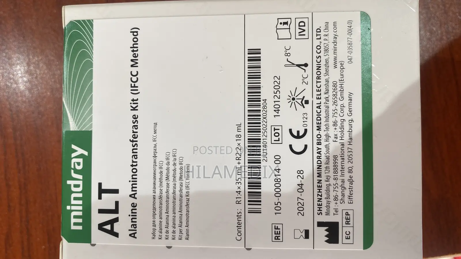 Alanine Aminotransferase Kit (Ifcc Method)