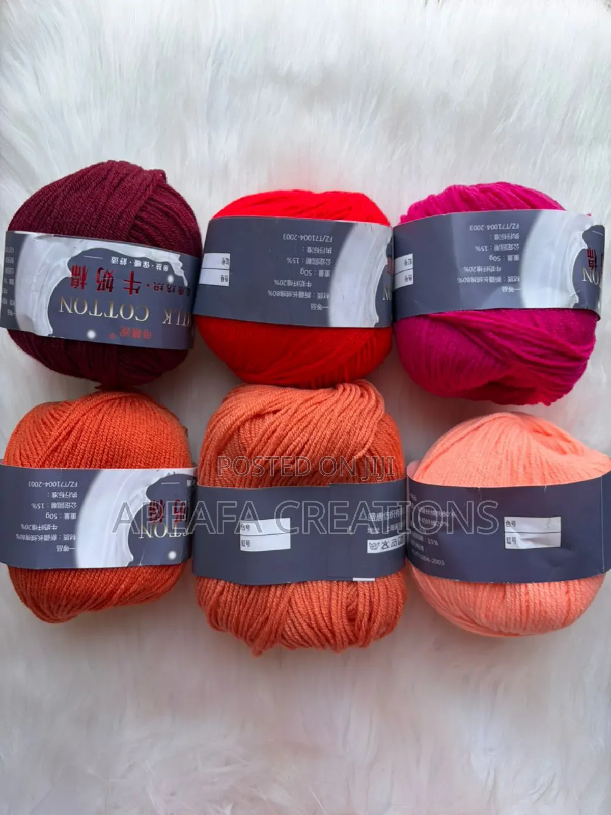 3ply 50g Milk Cotton Yarn