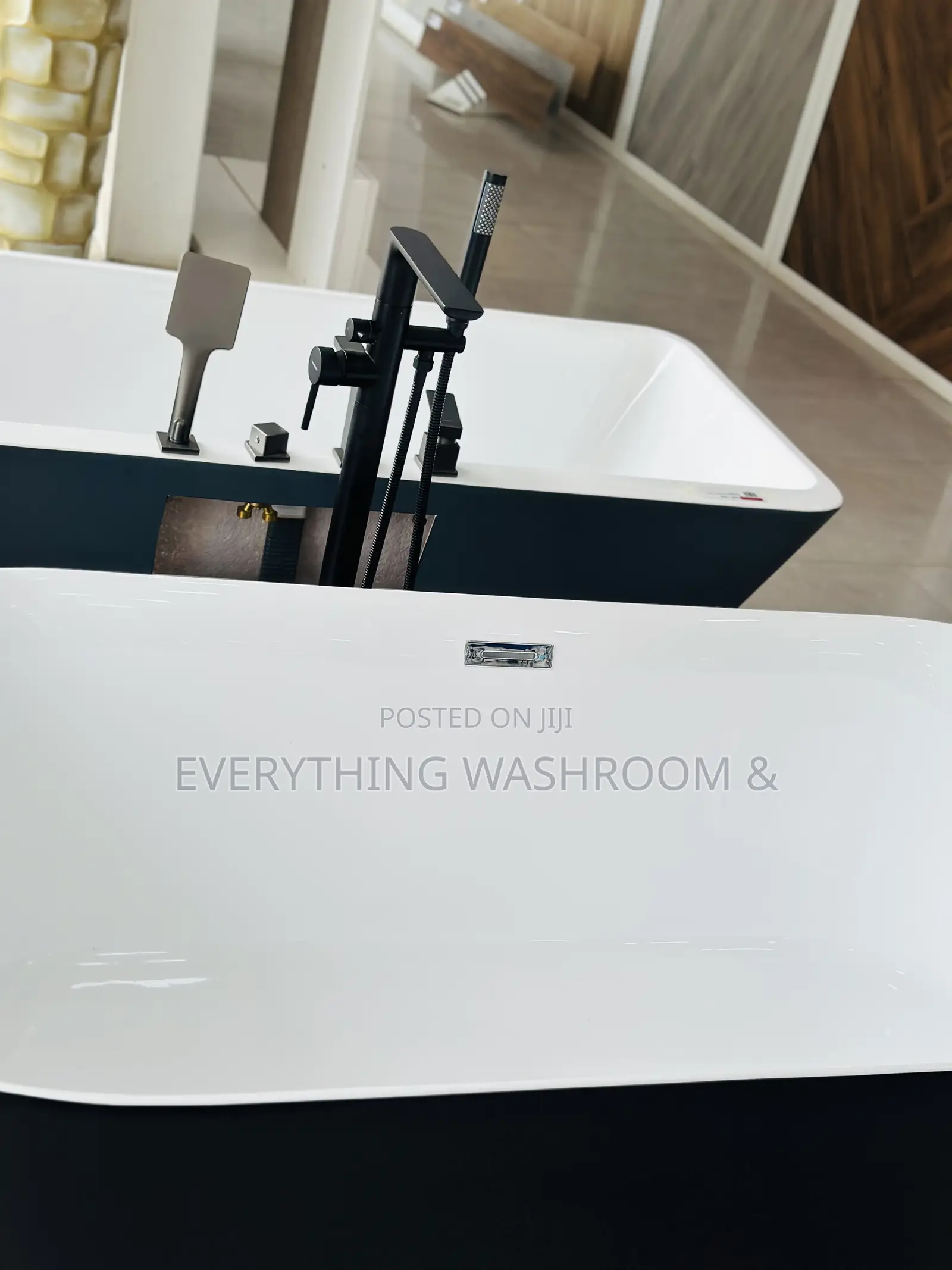 Free Standing Bathtub_black Bathtub_jacuzzi Bath With Standing Shower