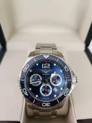 Longines  Hydroconguest  Automatic 43 Mm  Steel And Ceramic Blue