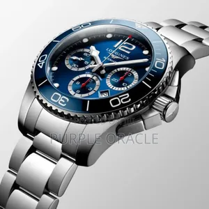 Longines  Hydroconguest  Automatic 43 Mm  Steel And Ceramic Blue