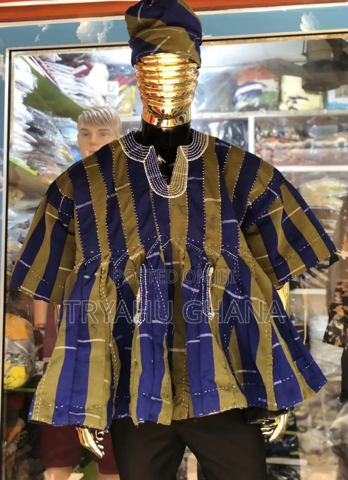 Ghanaian Smock for Men Limited Pieces Available – Reserve Yours Now.