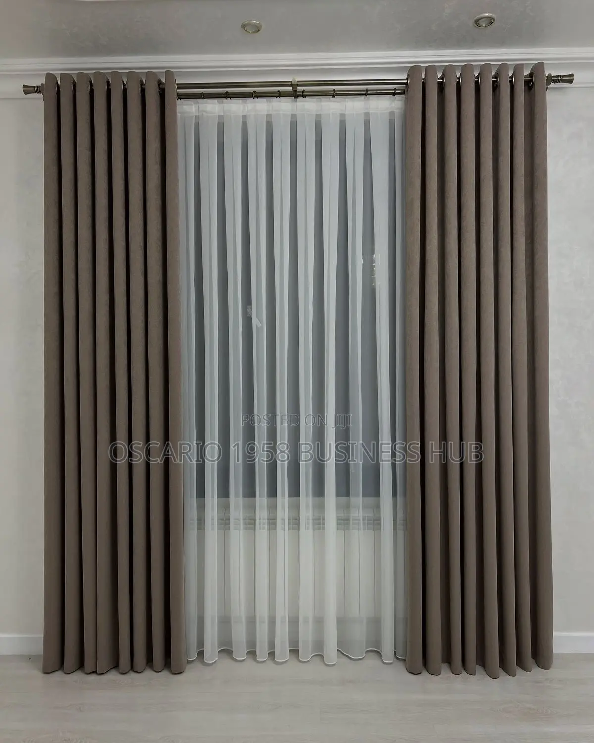 Eclectic Aura Custom Design Modern Window Curtain