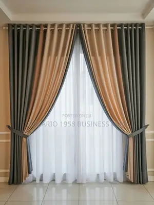 Eclectic Enclave Modern Design Custom Window Curtain