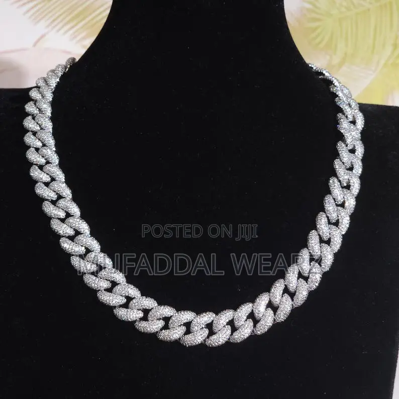 15mm Iced Out Hip Hop Cuban Link Necklace