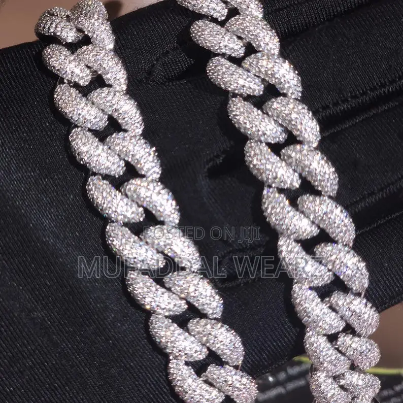 15mm Iced Out Hip Hop Cuban Link Necklace
