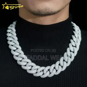 15mm Iced Out Hip Hop Cuban Link Necklace