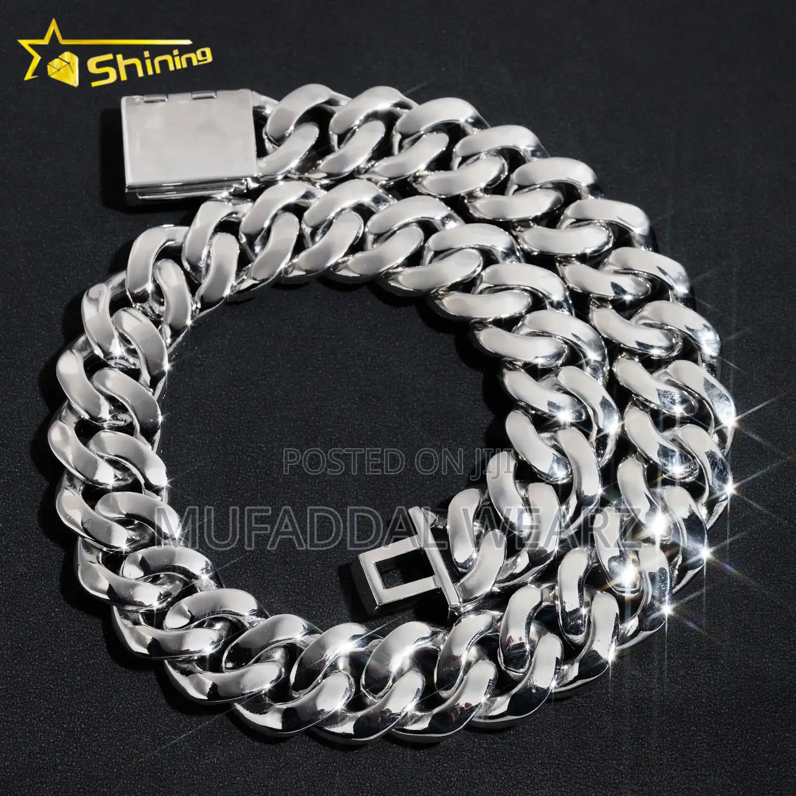 15mm Iced Out Hip Hop Cuban Link Necklace