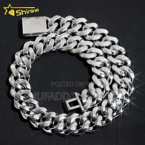 15mm Iced Out Hip Hop Cuban Link Necklace