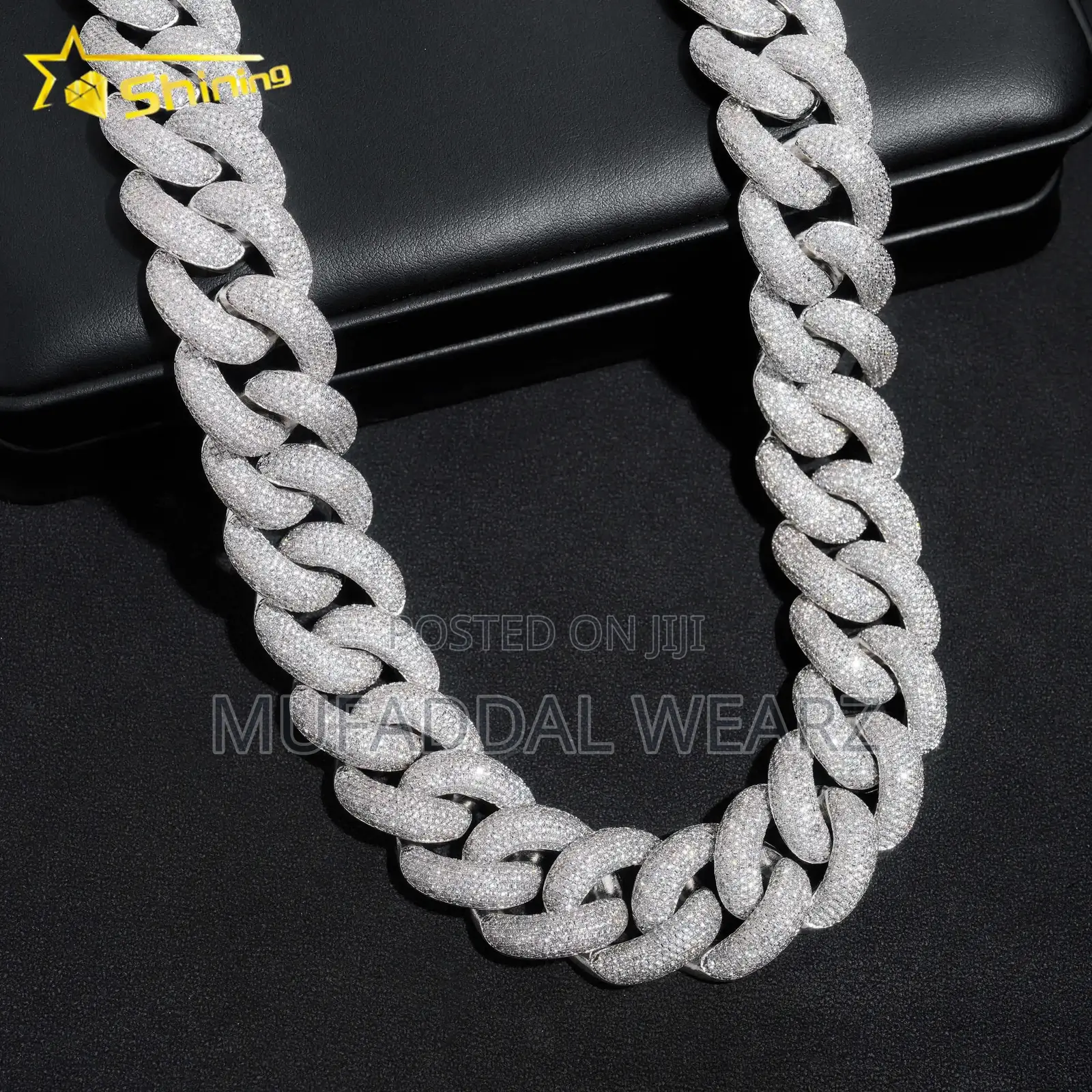15mm Iced Out Hip Hop Cuban Link Necklace