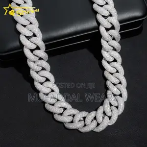 15mm Iced Out Hip Hop Cuban Link Necklace