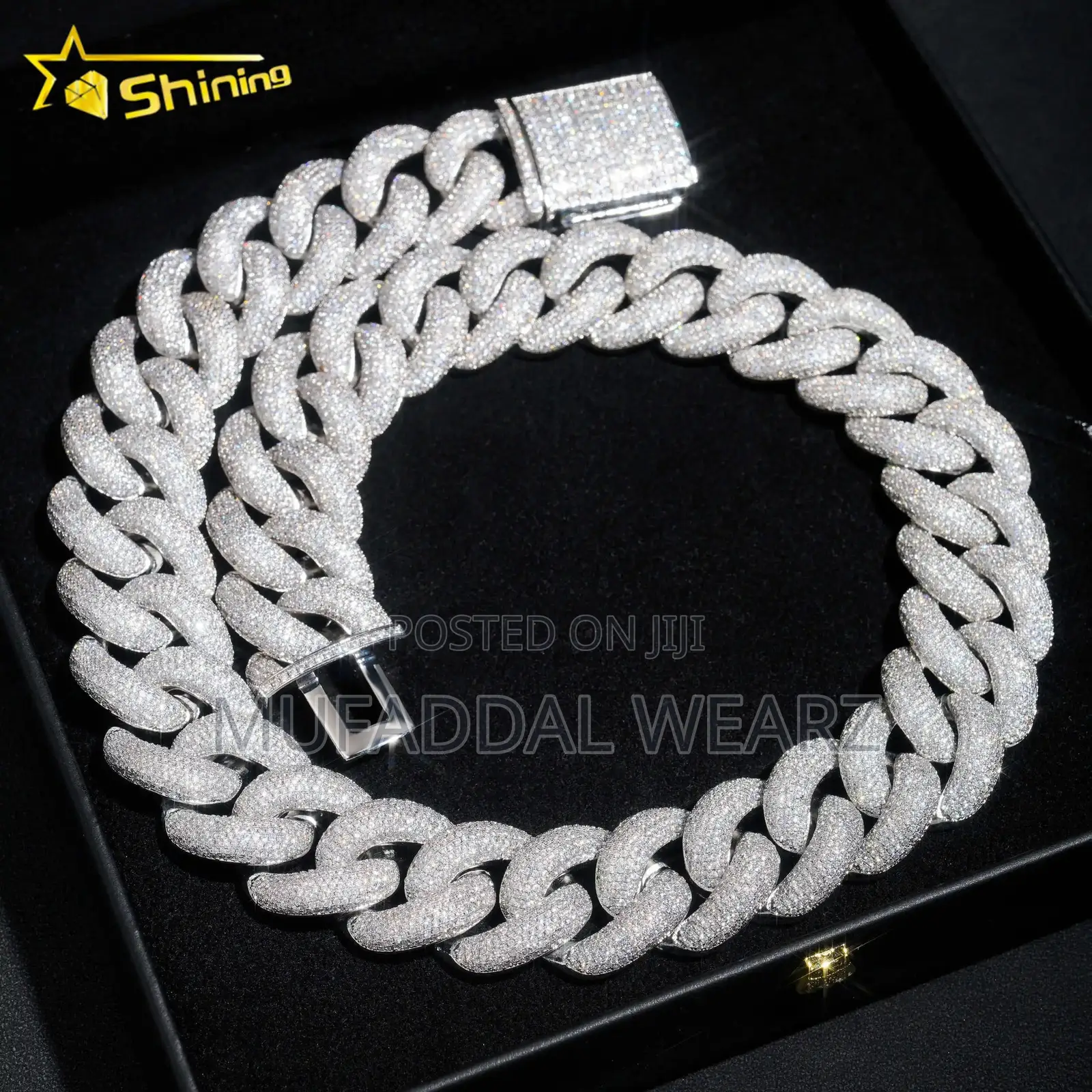 15mm Iced Out Hip Hop Cuban Link Necklace