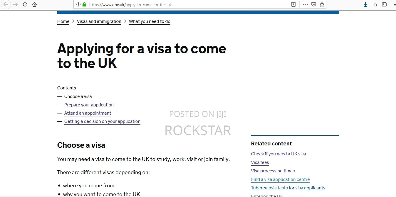 Uk Visa Application