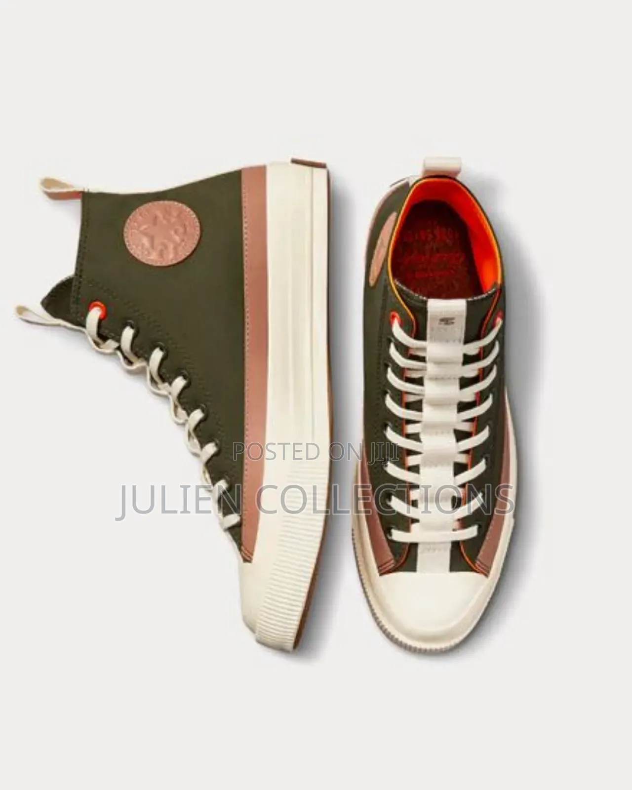 Converse All Star Og Amry Green White and Brown