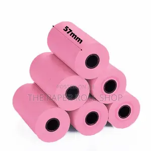 57mm Pink Thermal Paper Rolls(100rolls)