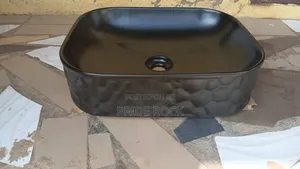 Black Counter Top Basin L, Pedicure Bowl