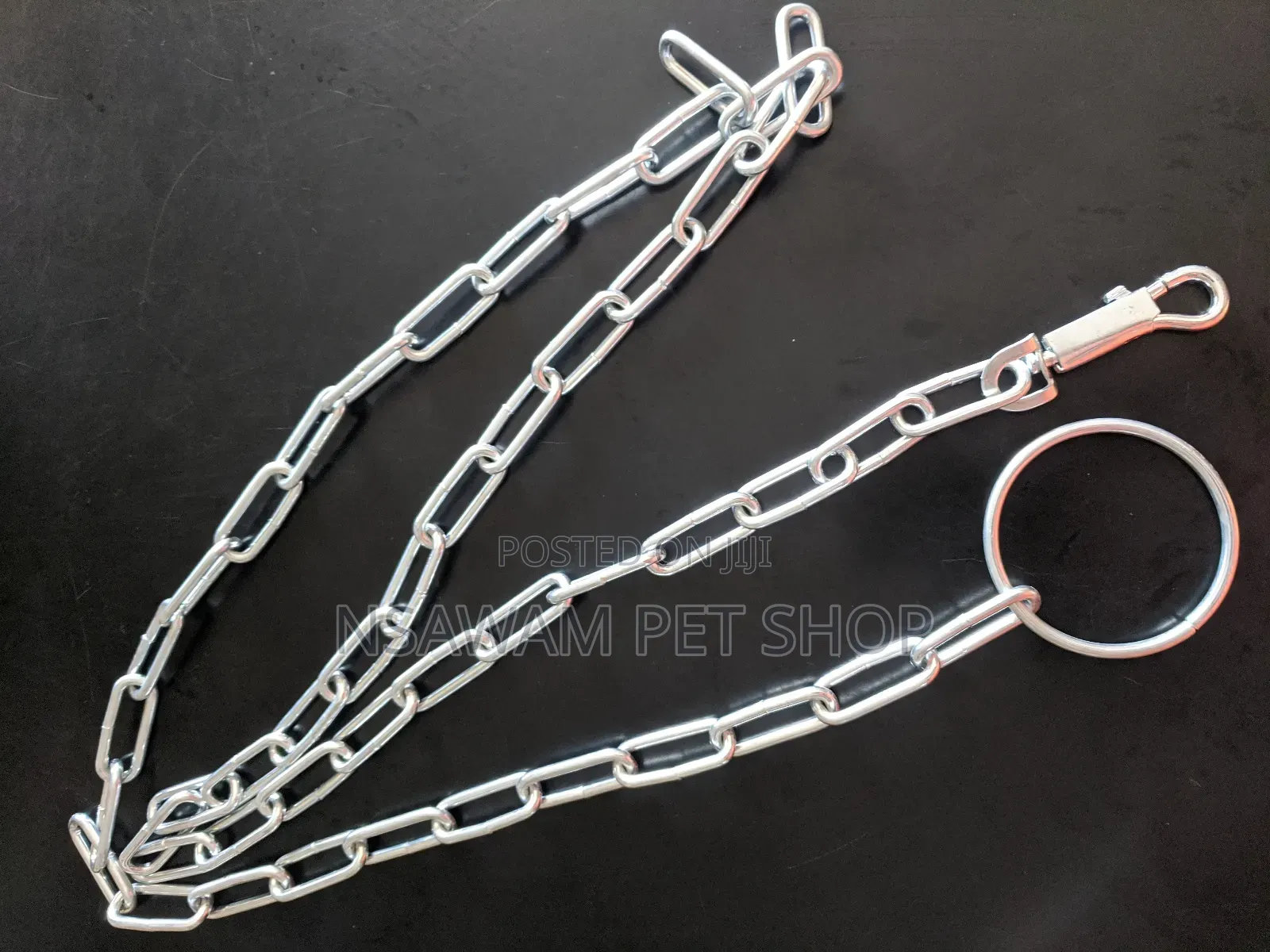 Ring Handle Pet Chain With Big Hook