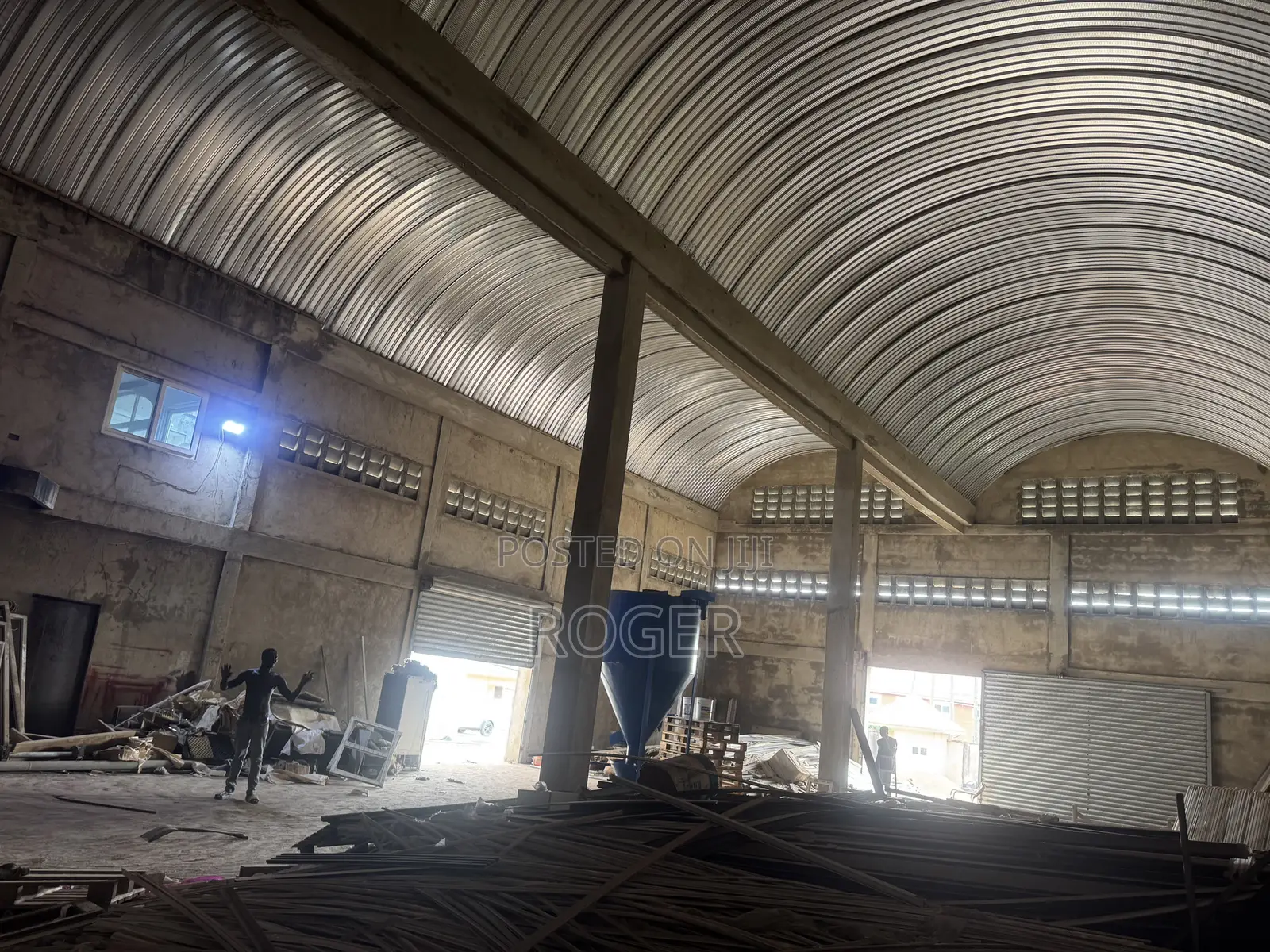500 SQM Warehouse for Rent at Pokuase