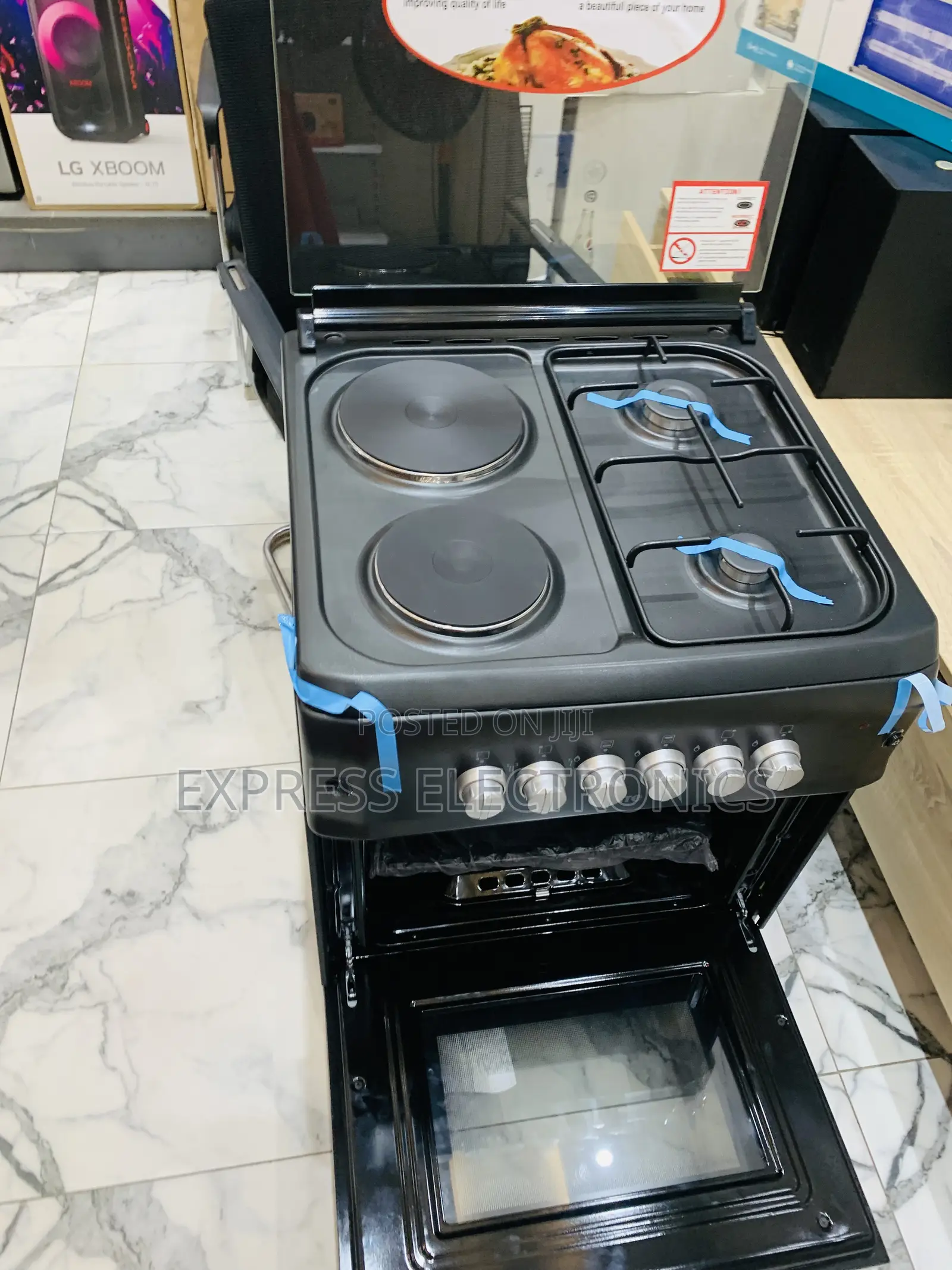 Hot  Deals on Volcano Oven Gas Electric Cooker 2-2 Black