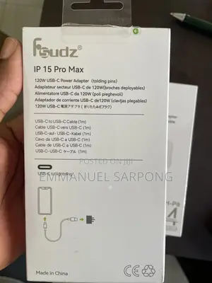Fsudz 120w Usb-C Fast Charger + Usb-C Cable