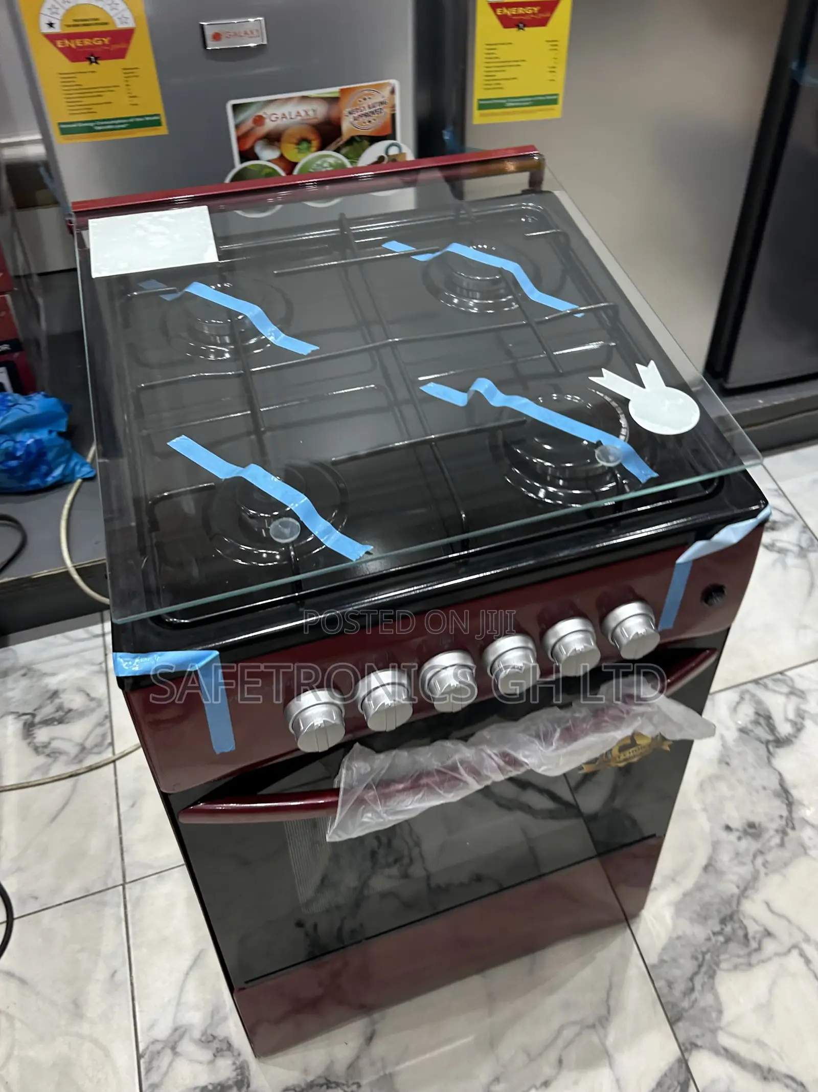 Shop Perfect Volcano 50x50 Grill (Red) 4 Gas Cooker Oven