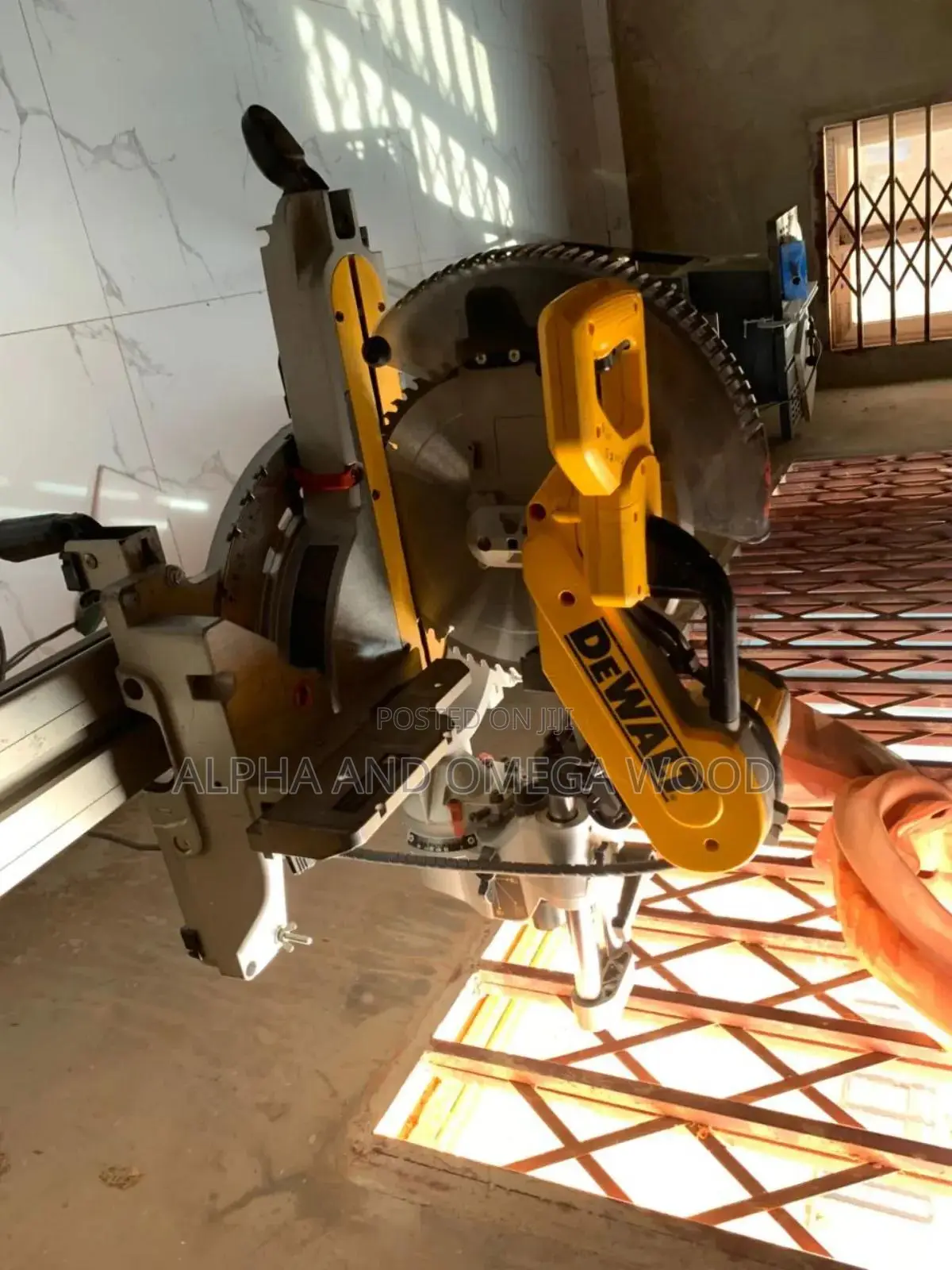 This Is Dewalt Dw718 Sliding Miter Saw From Usa, It a Double Bevel