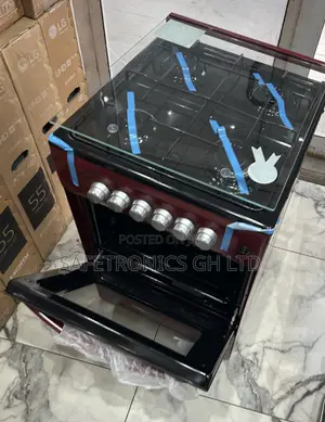 Get Elegant New Volcano Glass Lid 50x50 4 Gas Oven With Grill Cooker