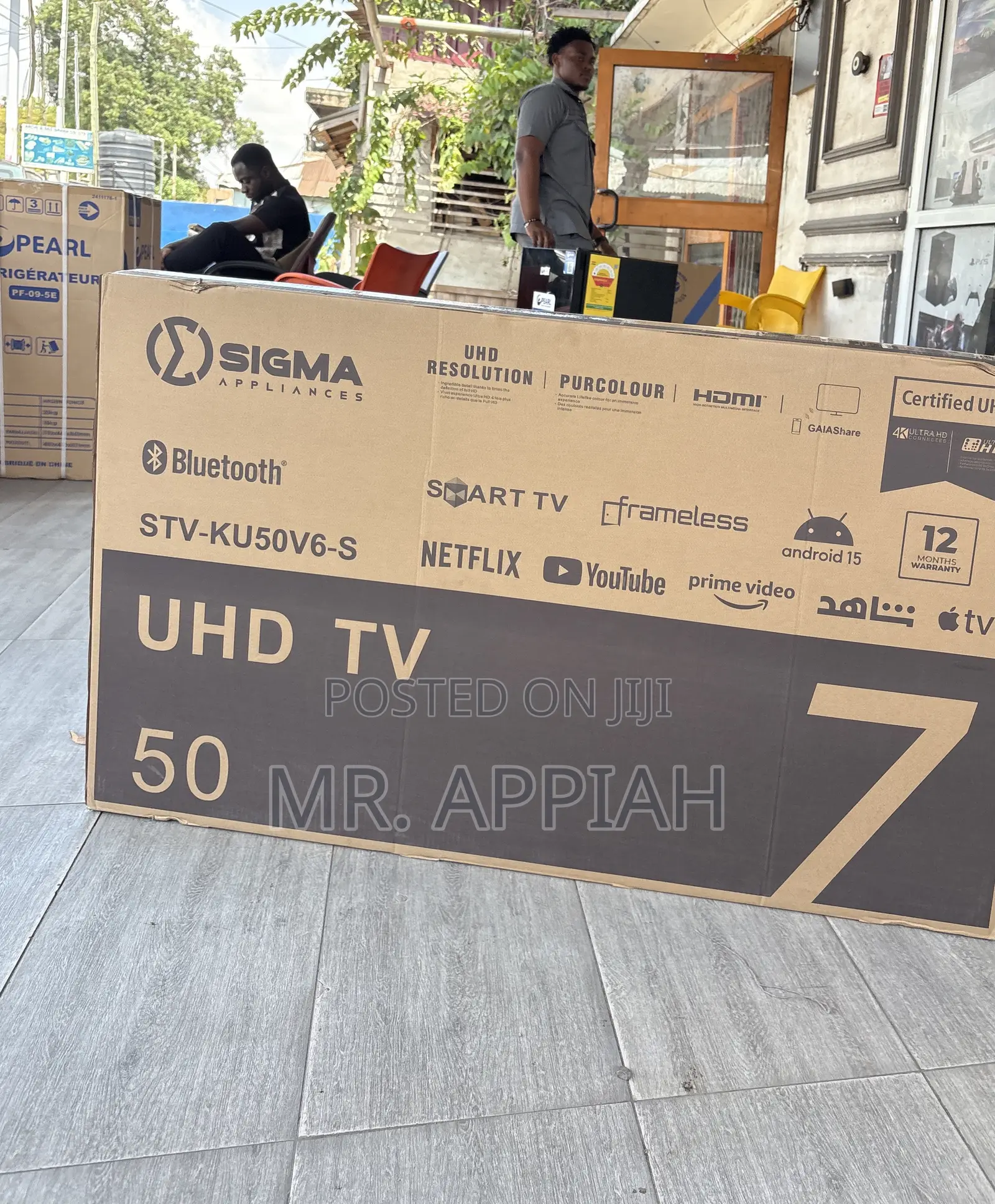 Brand New Sigma Sig-Ku50v6-S 50 Inch Uhd Smart Android Television.