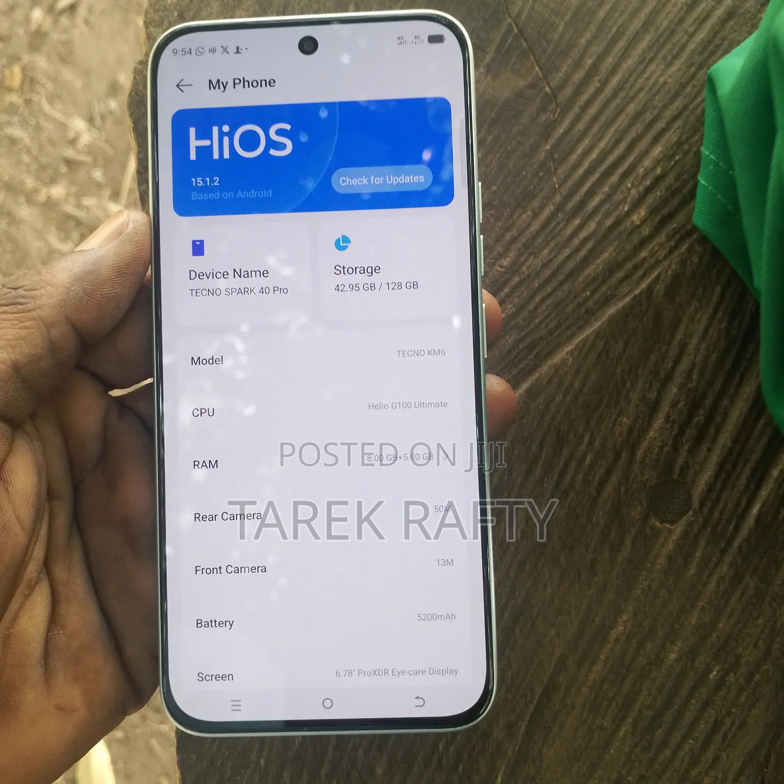 New Tecno Spark 40 Pro 128 GB Silver