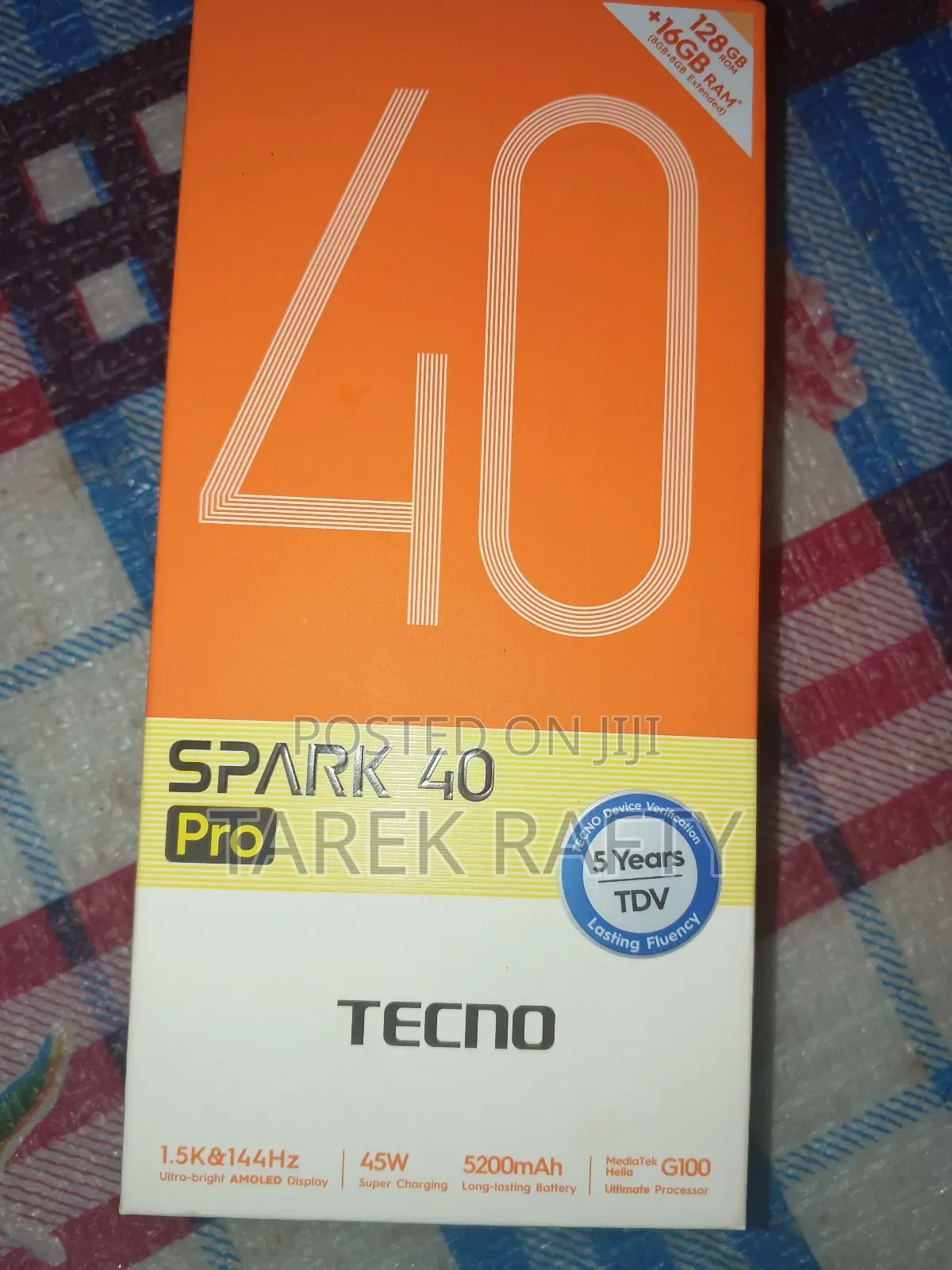 New Tecno Spark 40 Pro 128 GB Silver