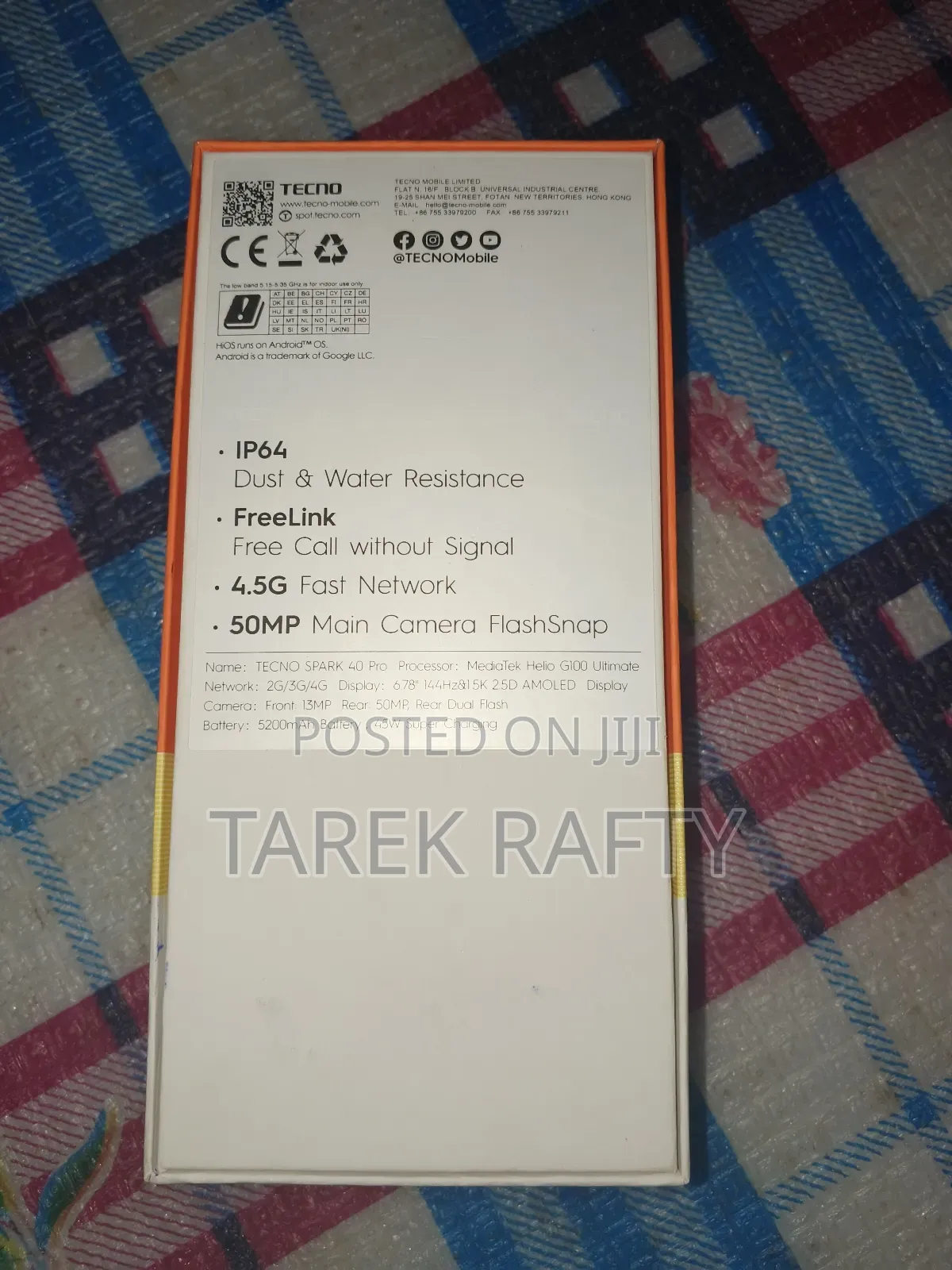 New Tecno Spark 40 Pro 128 GB Silver