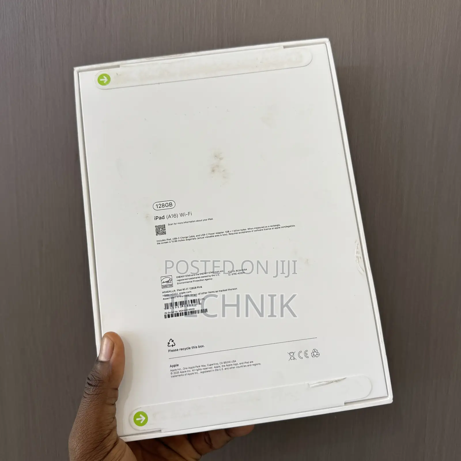 New Apple iPad (2022) 128 GB Pink