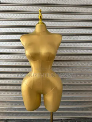 BBL Mannequin Gold Fiberglass Stitch Style