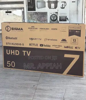 Order Original Sigma Sig-Ku50v6-S 50” Smart Android Television 