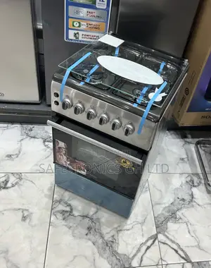 Choose New Ferre 60x60 Glass Lid 4 Gas Oven With Grill Cooker