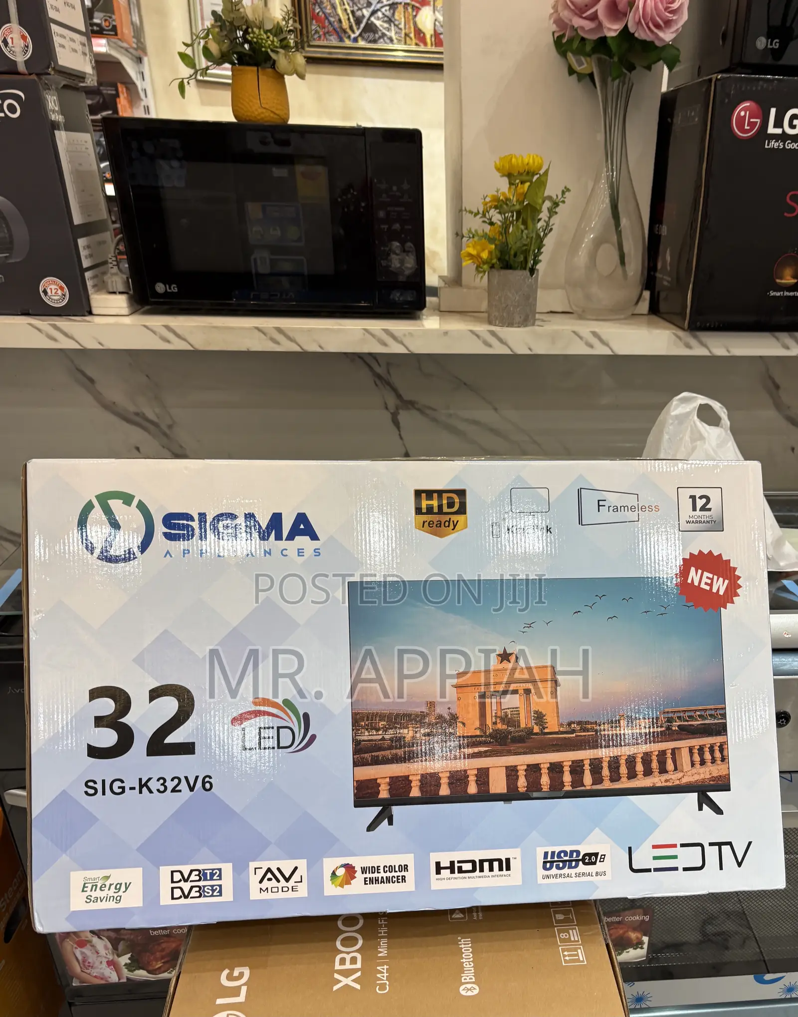 Quality Sigma Sig-K32v6 32 Inch FHD FHD Digital Frameless Tv(Black).