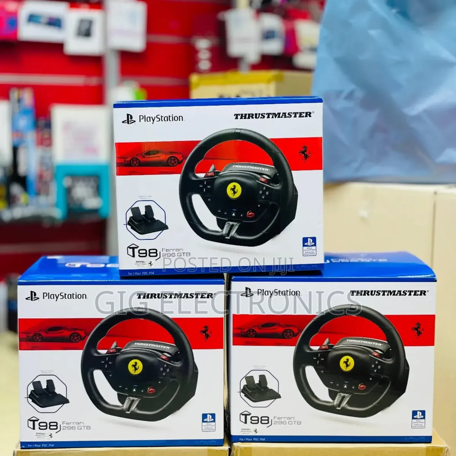 Thrustmaster T98 Ferrari 296 GTS Racing Wheel